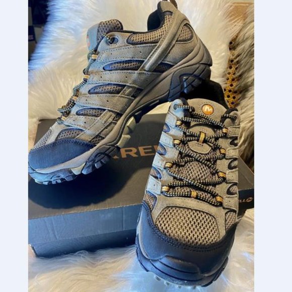 Merrell J06011 Men's Moab 2 Vent Hiking Shoe Walnut 9 New Fast Shipping - Picture 3 of 8
